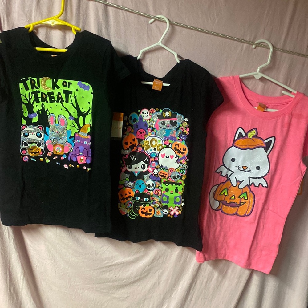 3 Halloween T shirts